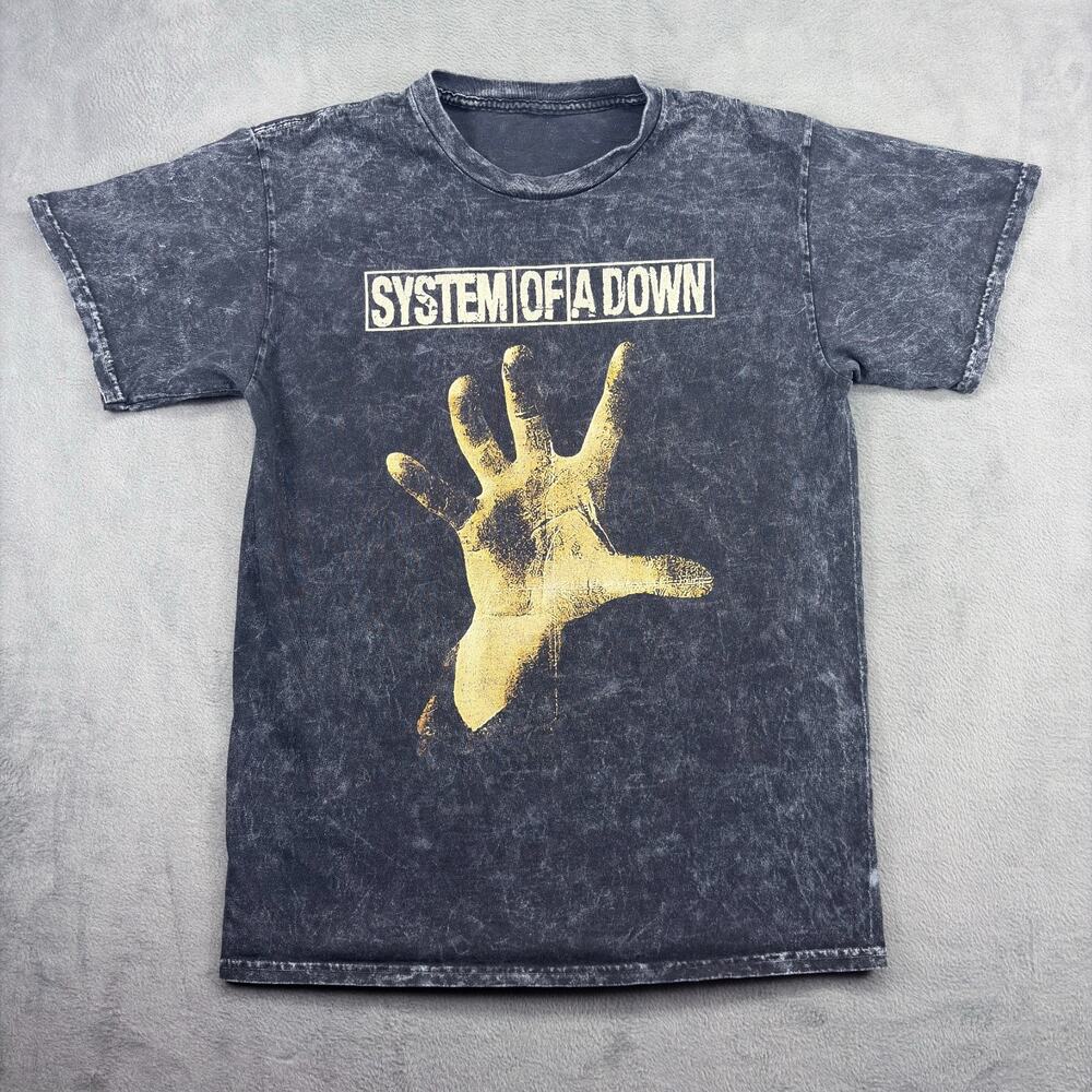 Vintage 90s System of a Down Hand Self-Titled Tour Band Shirt Toxicity Medium
